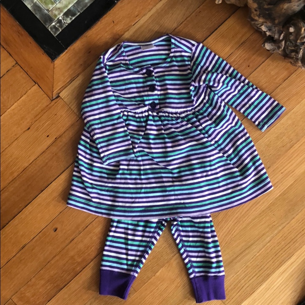 Hannah Anderson 100% cotton dress with leggings